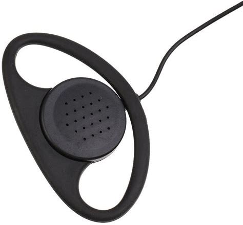 D-piece headset for referees with ergonomic design and clear sound quality for effective communication