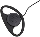 D-piece headset for referees with ergonomic design and clear sound quality for effective communication