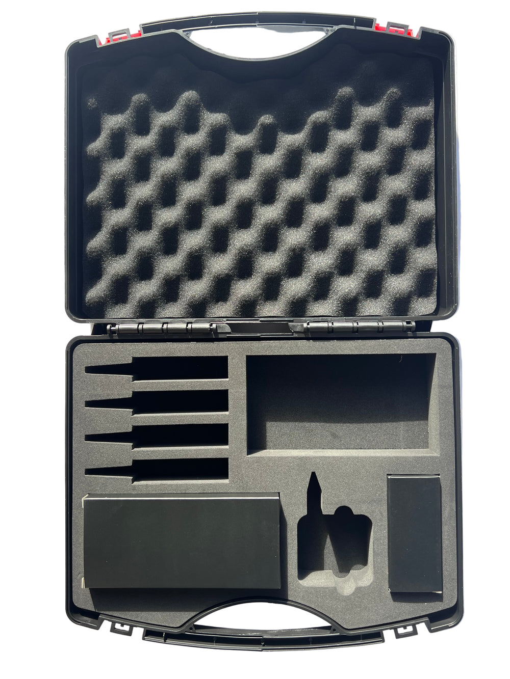 EJEAS microphone case UK featuring foam inserts for secure storage and protection of audio equipment