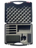 EJEAS microphone case UK featuring foam inserts for secure storage and protection of audio equipment