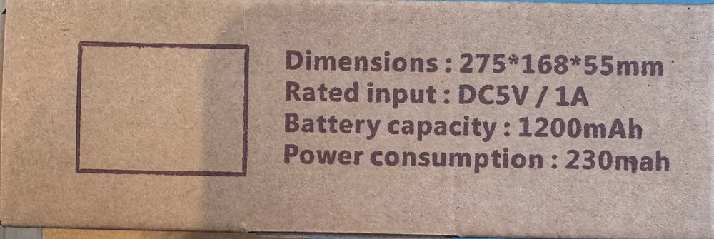 Portable live mixer UK specifications including dimensions and battery capacity