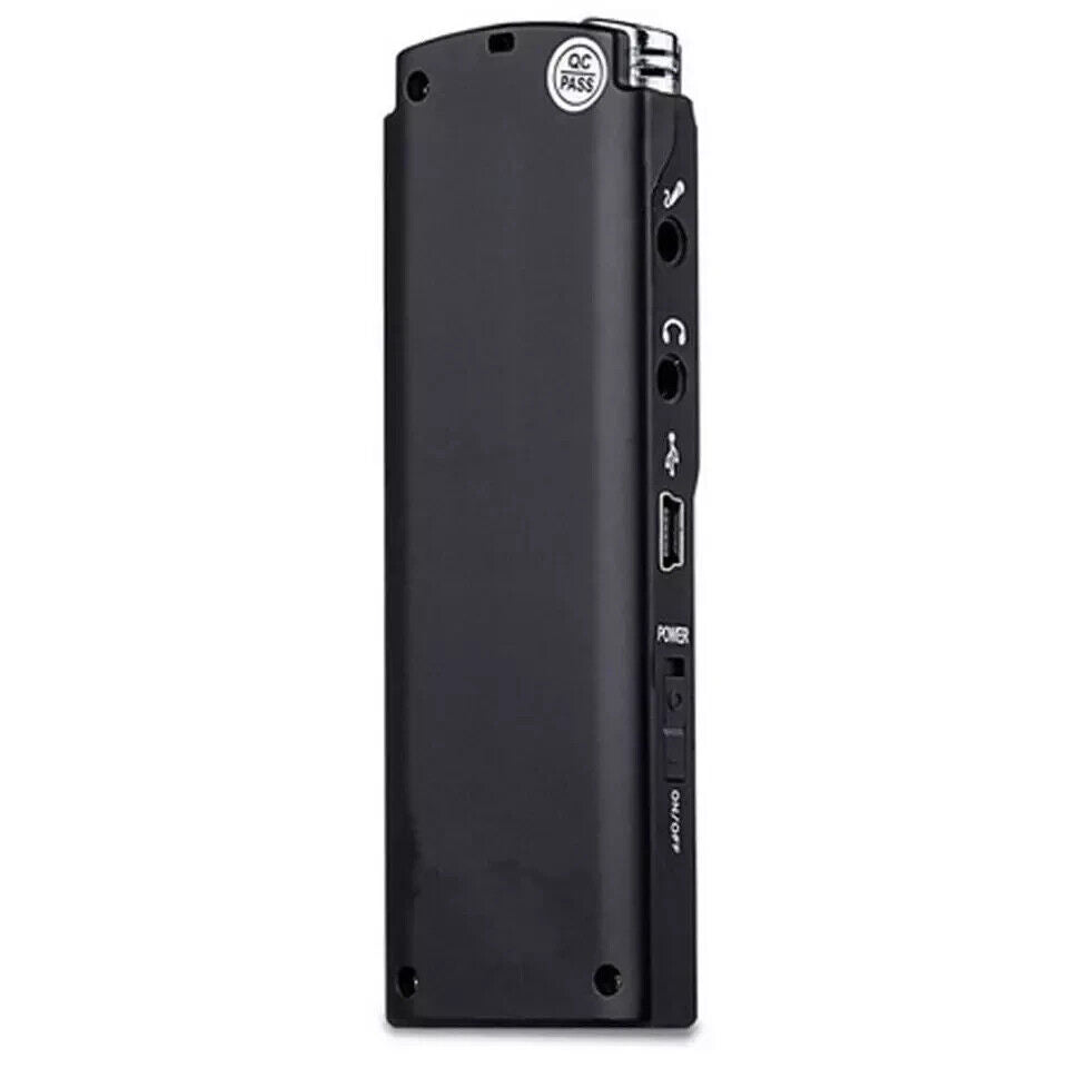 Unbranded 16GB digital voice recorder with a sleek design and multiple connectivity options