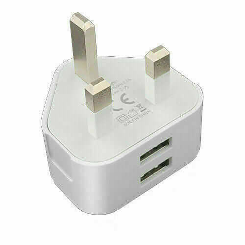 RUGBYRADIOS 2 port USB fast charger UK with compact design for quick device charging