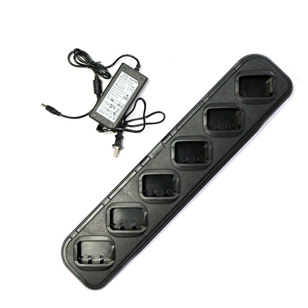 UK Stock - 6 Way Long Rapid Charger for UV-82 Series Radios