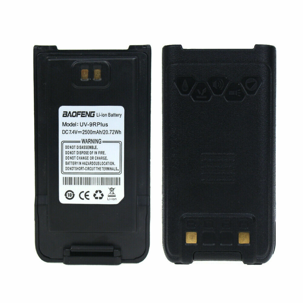 UK Baofeng High Power Battery DC 7.4V 2500mAh for UV-9R UV-9R Plus Walkie Talkie