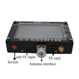 Mini1300 4.3" LCD 0.1-1300MHz HF/VHF/UHF ANT SWR Antenna Analyzer Meter Tester