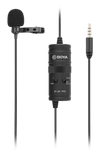 Rugby Radios UK BOYA £23.4 UK SELLER BOYA BY-M1 Pro Omnidirectional Lavalier Microphone Clip-on Product Highlights:• Clip-on Mic for Smartphones, DSLRs, camcorders, audio recorders, PC etc. • High-quality condenser, ideal for video use. • Low handling noise. • Includes lapel clip, LR44 battery, foam windscreen,1/4” adapter. • Play back headphone monitoring in smartphone mode. • -10dB sound attenuation. The BOYA BY-M1 Pro is an universal lavalier microphone, which compatiblewith smartphones, PC, cameras, aud