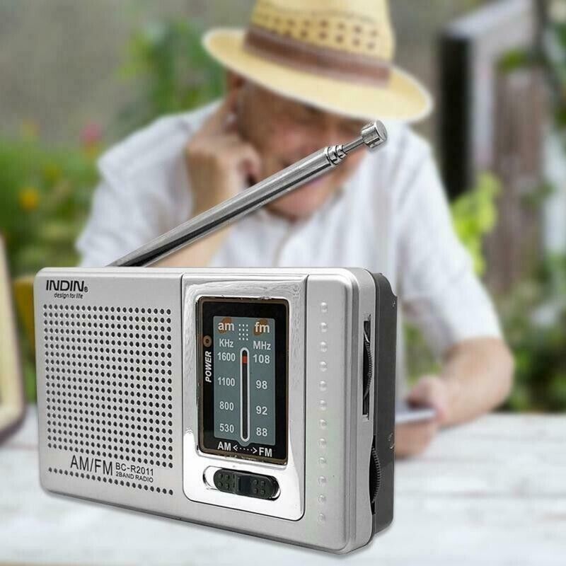 INDIN RC-2011 Teeny Tiny Portable AM/FM Receiver Radio Pocket