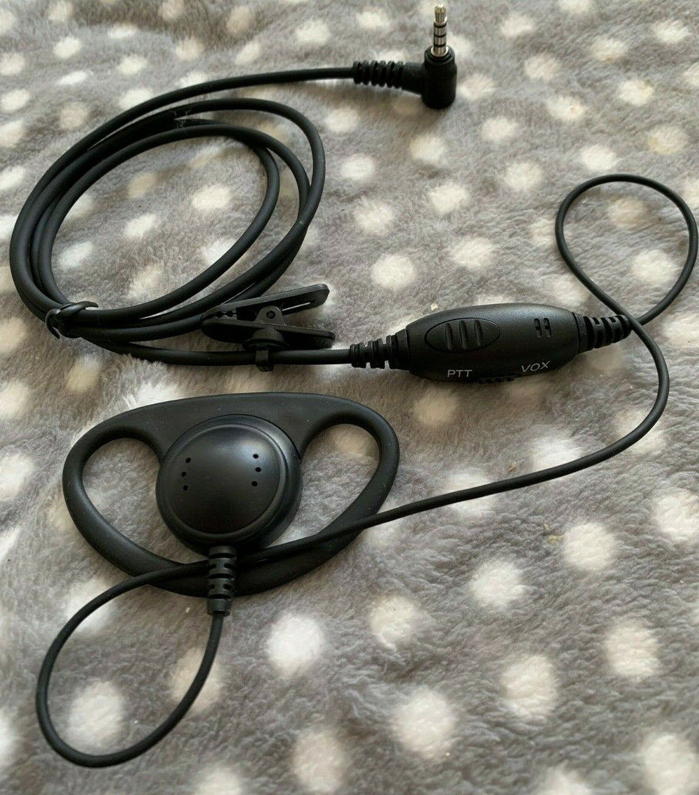 Replacement lapel microphone and D-piece headset for RFU REFEREE/ASSESSOR SYSTEMS