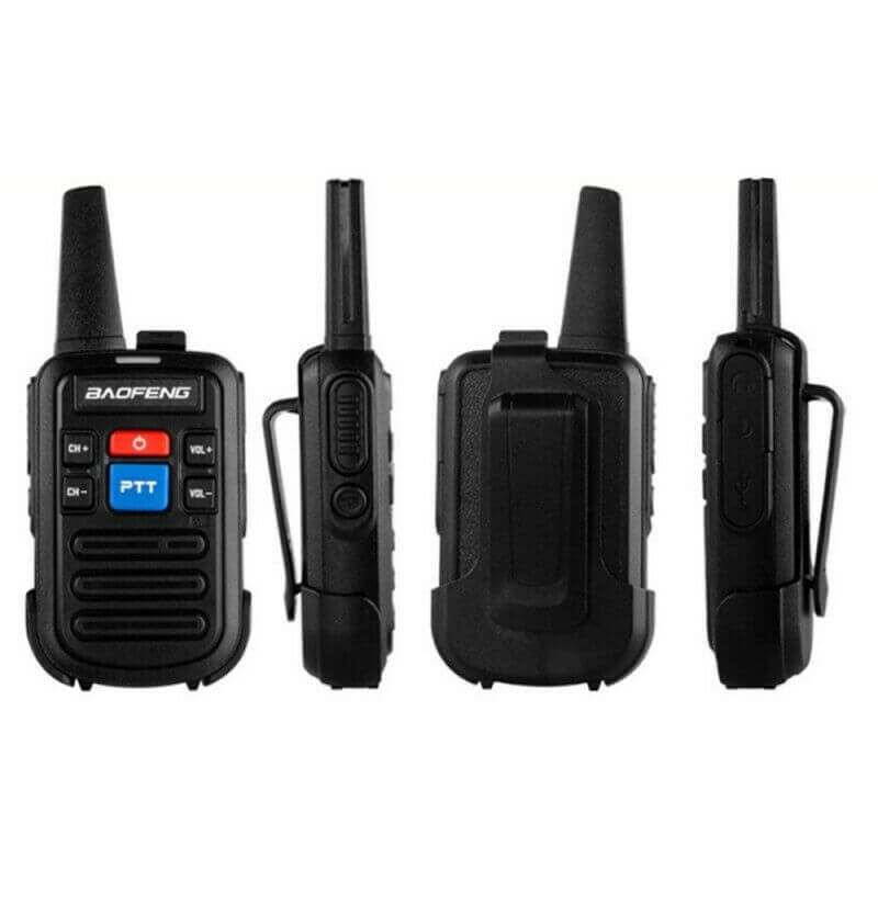 Rugby Radios UK Baofeng £20 UK Stock 2 x Baofeng C50 Mini Dual Walkie Talkies Set - PMR446 Soft Case Please note that we can program these radios for the normal PMR446 walkie talkies, or for private discreet channels so you cant be overheard or other users try to interfere with your conversation. Very useful when abroad, skiing, out on a boat, or hill walking. We have access to 1000's of discreet frequencies and settings that will make it a unique option at £5 to programme both the radios. Specification: Fr