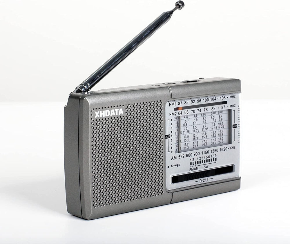XHDATA D-219 AM/FM/SW 1-9 Mono Radio Receiver