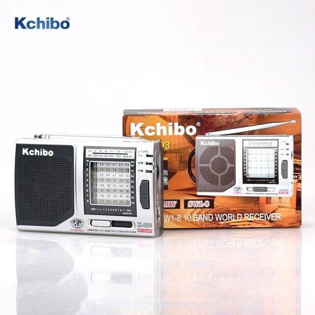 KCHIBO KK-9803 Portable AM/FM/SW 1-8 Mono Radio Receiver