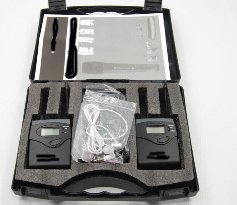 Compatible Sennheiser/Shure G1-G4 UHF wireless bodypack + case 606-613Mhz CH38