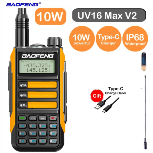 BaoFeng UV-16 Pro IP68 (WaterProof) 128CH VHF/UHF FM CTCSS/DCS Amateur Radio