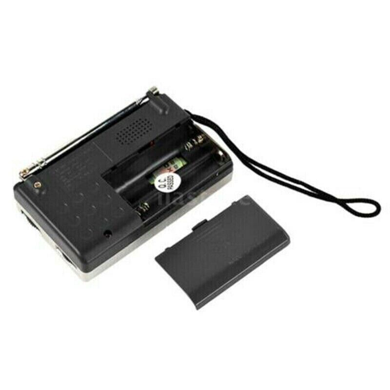 BC-R119 Portable Mini Battery Powered AM/FM Radio + optional USB Power Lead