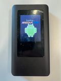 Unbranded 5G mobile Wi-Fi device UK displaying MediaTek logo on a sleek black exterior