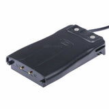 Unbranded BaoFeng BF-888S battery eliminator for radio communication with black plastic casing