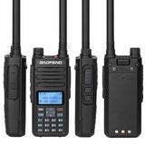 Baofeng BF-H6 VHF UHF radio with dual-band capability and digital display for amateur radio use