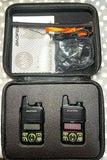 Baofeng BF-T1 carrying case UK holding two walkie talkies and accessories for easy transport and protection