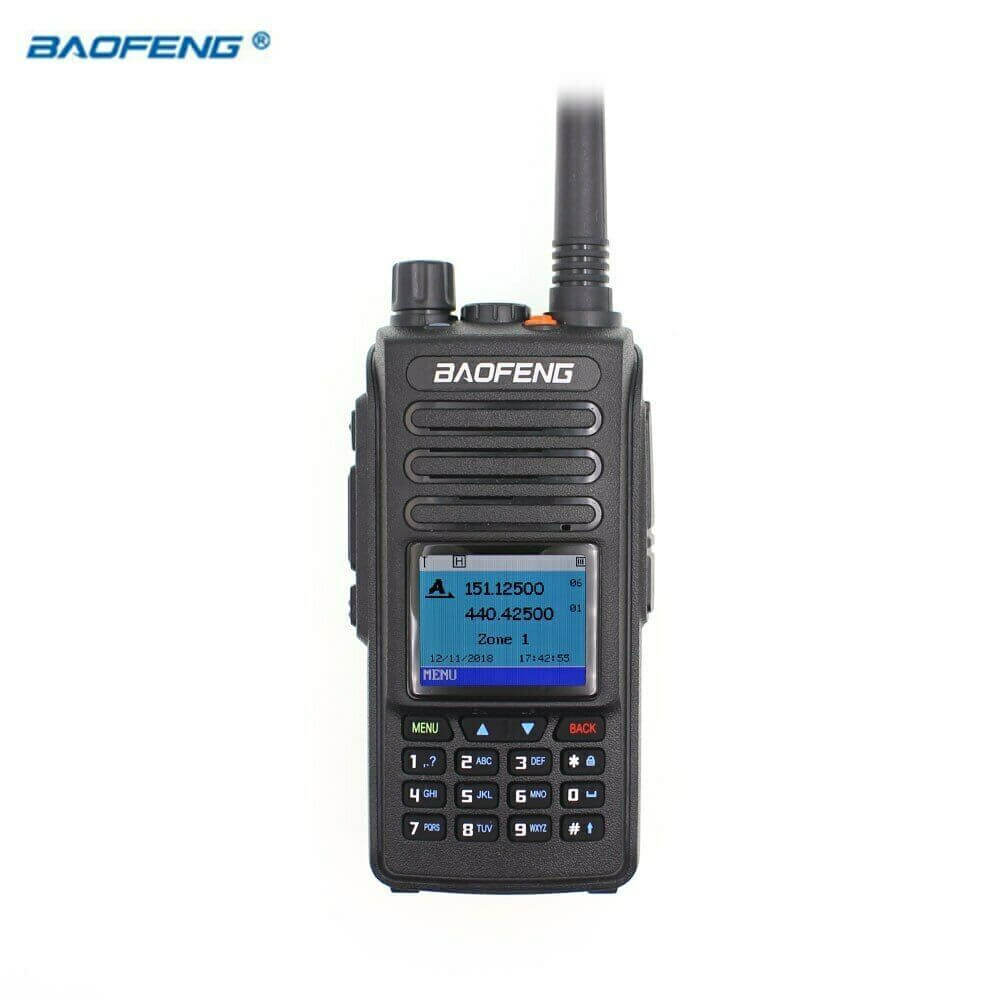 Baofeng DM-1702 DMR radio handheld two-way radio with keypad and antenna