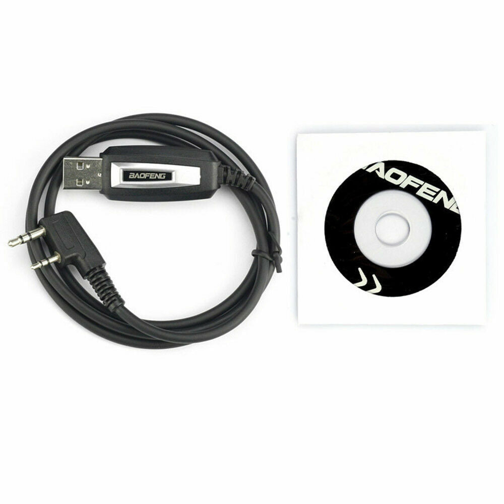 Baofeng programming cable for easy connection and setup of walkie talkies and PMR446 radios