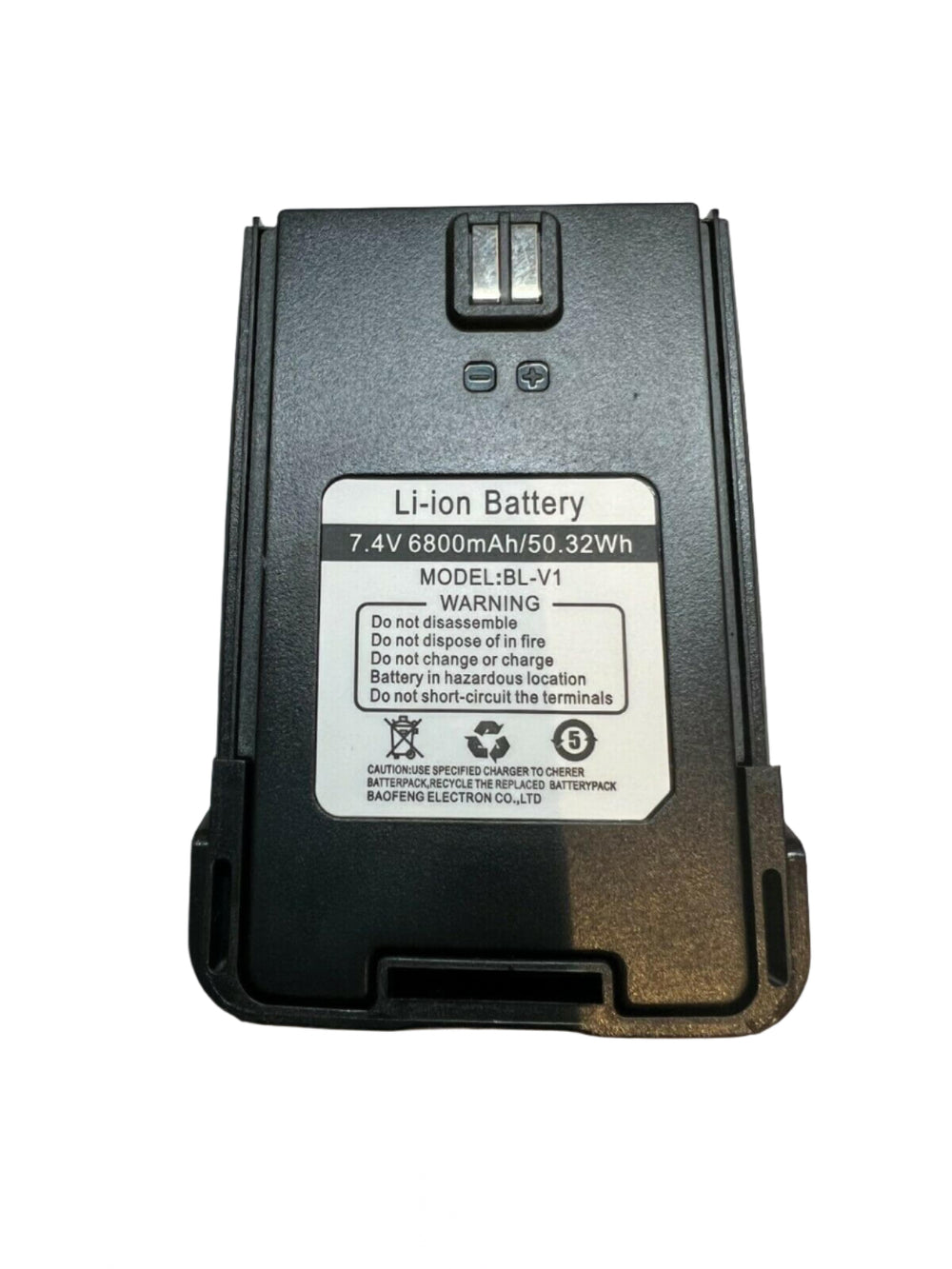 Baofeng T99 Plus replacement battery with 6800mAh capacity for reliable radio communication