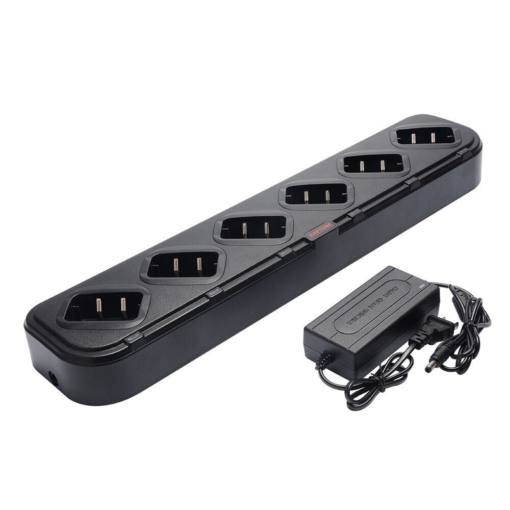 6 way rapid charger for Baofeng UV-82 with multiple charging ports for efficient power delivery