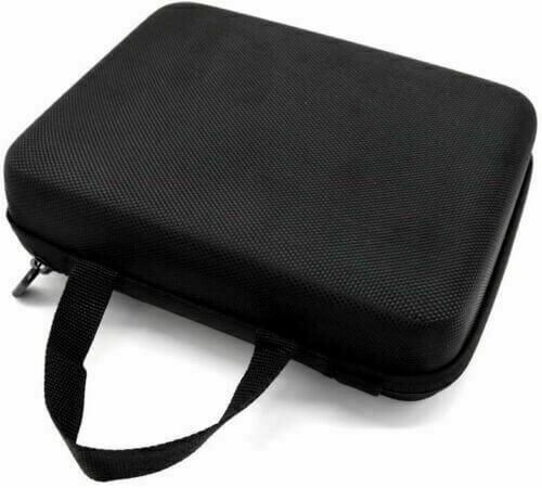 Durable black carrying case for Baofeng UV-82 dual band two-way radio with zip closure and handle