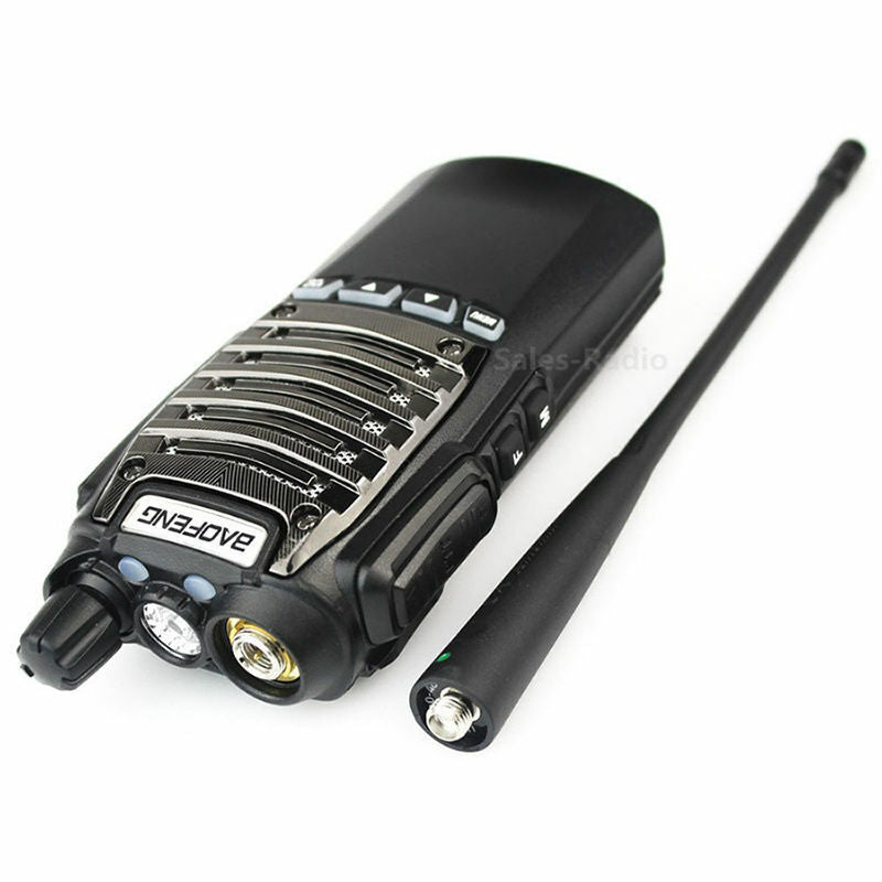 Baofeng UV-8D walkie talkie with sleek design and detachable antenna for reliable communication