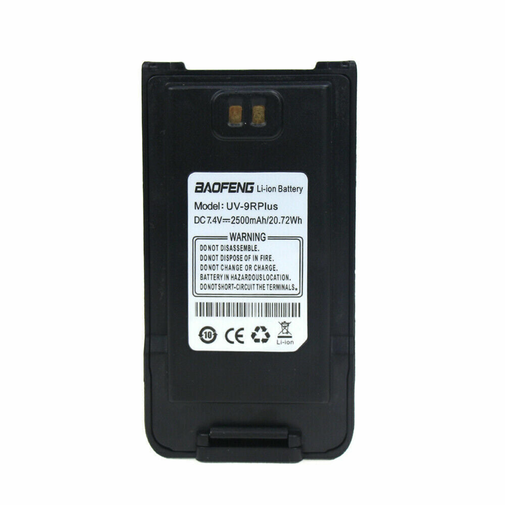Baofeng UV-9R battery replacement for efficient radio communication in a compact design
