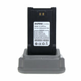 Baofeng UV-9R battery replacement on charging dock for efficient power management