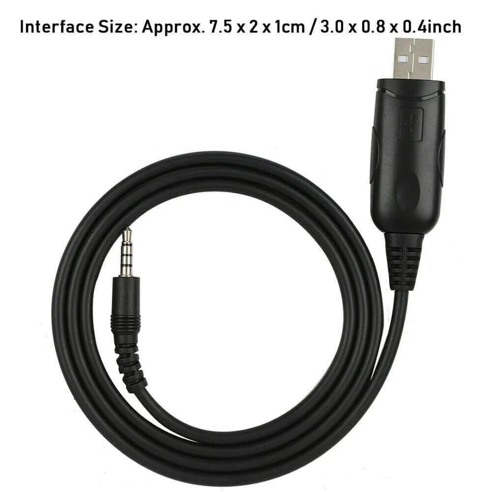 Baofeng UV3R programming cable for easy connection to radios and programming software