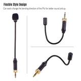 BOYA BY-UM2 mini microphone with flexible design for optimal sound pickup and adaptable positioning