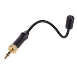 BOYA BY-UM2 mini microphone with flexible cable and 3.5mm audio connector for portable recording