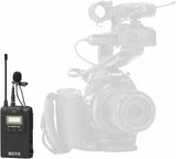 BOYA TX8 Pro wireless transmitter receiver for cameras, designed for high-quality audio capture