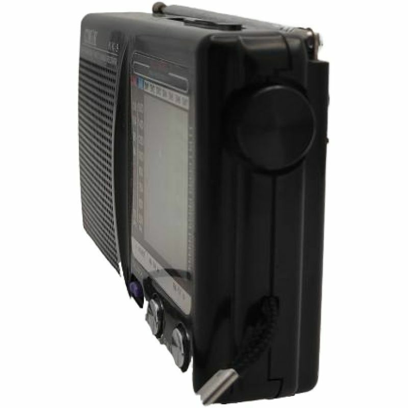 Portable AM FM SW radio receiver by Rugby Radios UK Limited with sleek design and dial controls