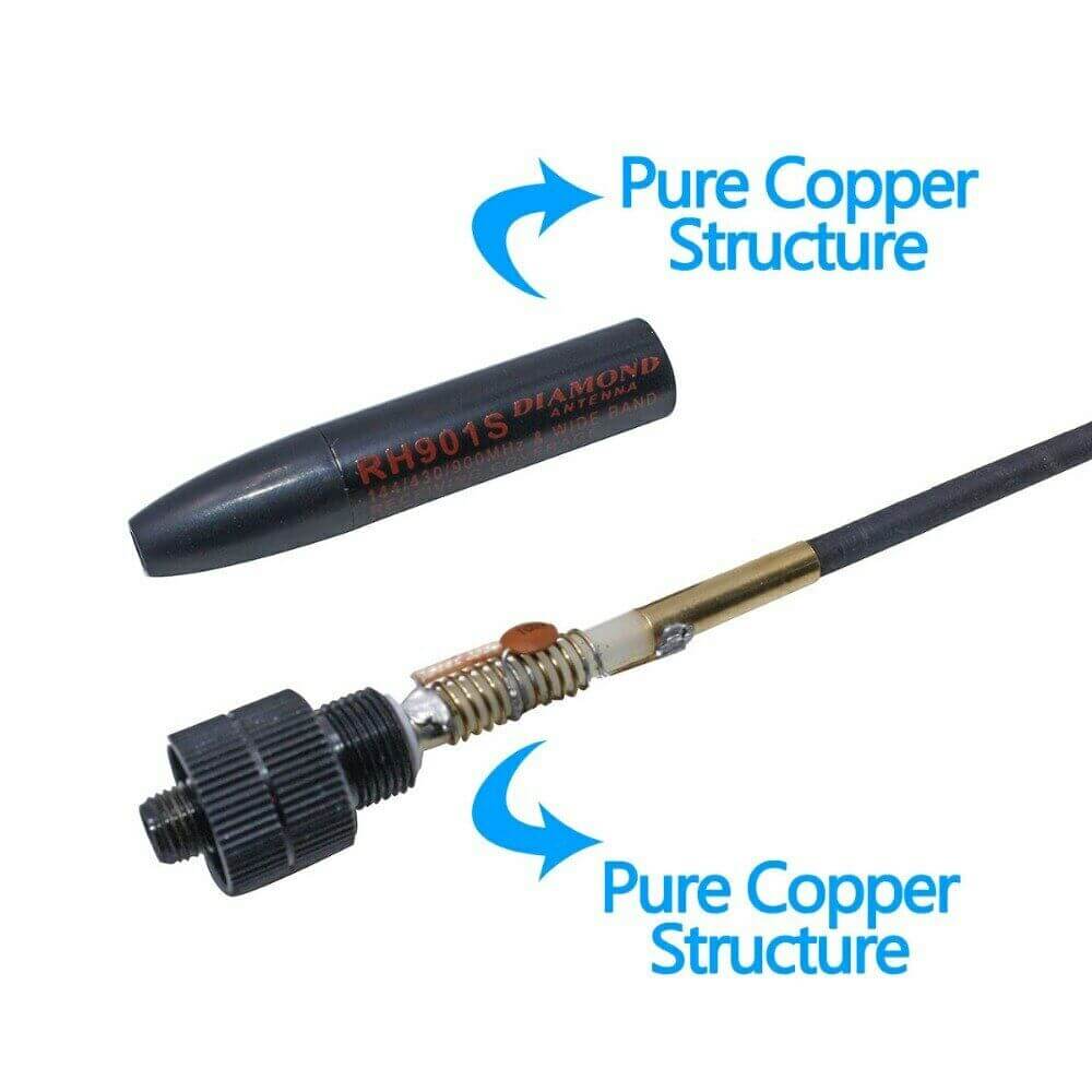Diamond RH-901S antenna UK with pure copper structure for enhanced radio performance