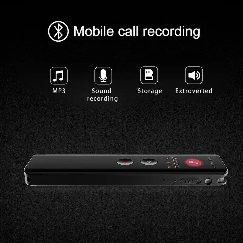Unbranded digital voice recorder Bluetooth for mobile call recording with sound and storage features