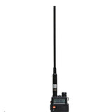 Nagoya dual band telescopic antenna UK mounted on a handheld radio for amateur communication