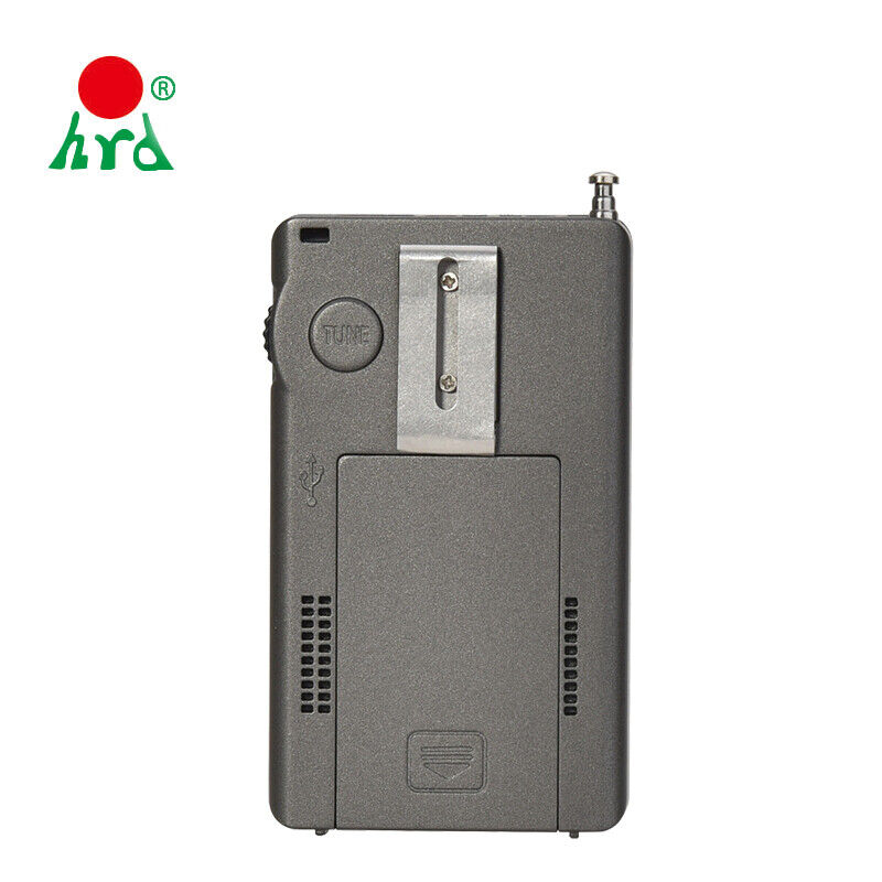 HanRongDa portable UHF VHF radio receiver with sleek design and easy-to-use controls