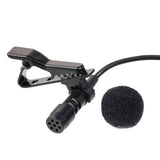 Unbranded lapel mic for radio communication with clip and foam windscreen for clear audio capture