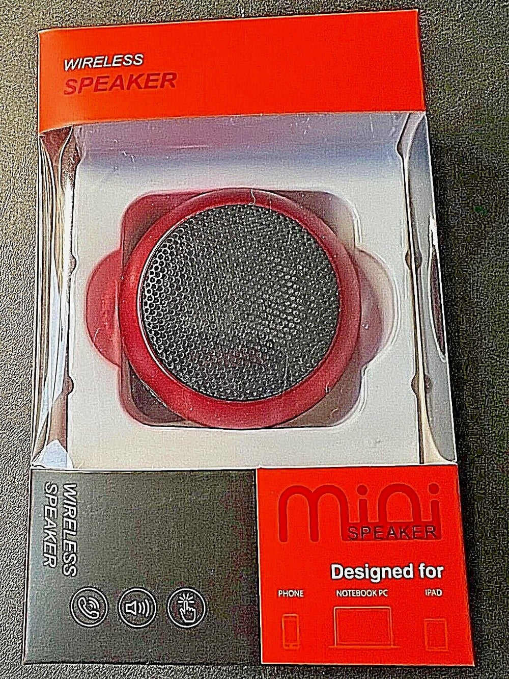 Rugby Radios mini Bluetooth speaker UK packaged in a sleek design for portable audio use