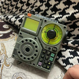 HanRongDa portable AM/FM mini receiver radio with Bluetooth and multifunctional design