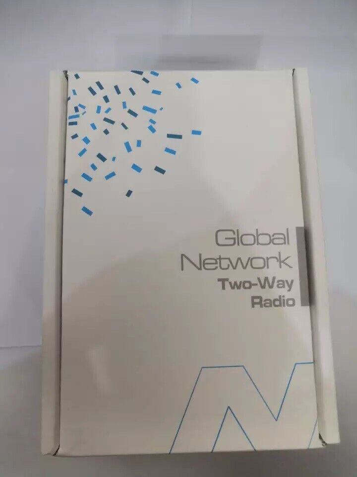 Mytera V968S two way radio packaging in sleek white design with blue accents