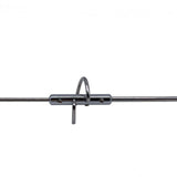Close-up of Nagoya NL-770S 3db gain antenna metal connector and mounting hardware in chrome finish