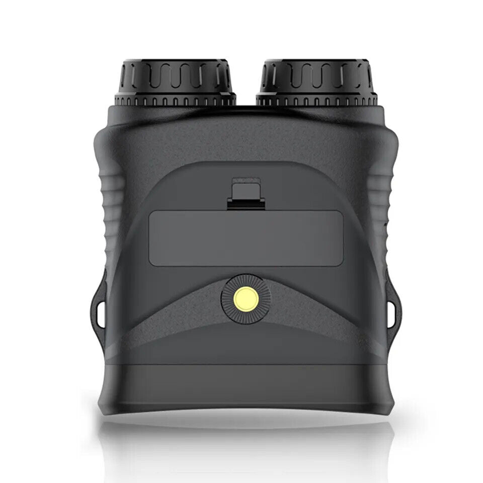 Front view of an unbranded night vision monocular UK with adjustable eyepieces and controls