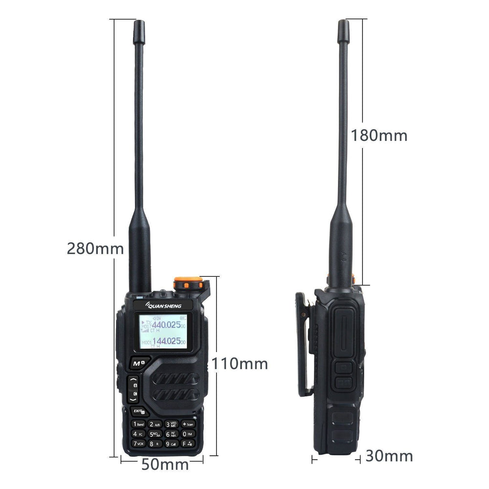 Quansheng UV-5R Plus radio UK with a durable design and clear display for effective communication