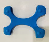 Blue rubber bumper for 2.5 inch hard drive, providing protection and stability during storage